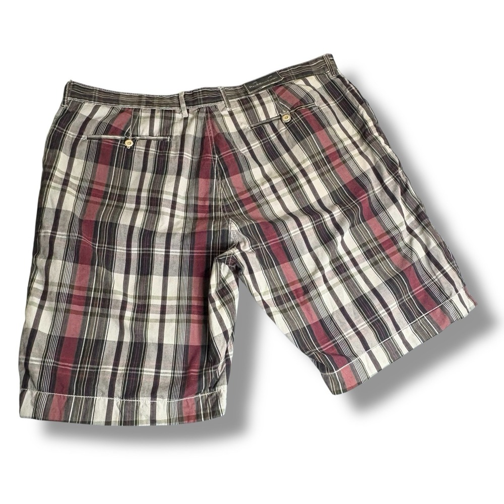 Polo Ralph Lauren Tartan Plaid Shorts Reversible Cotton Men's Size 42 NWT - Picture 5 of 12